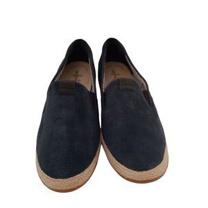 Clarks Collection Danelly Iris Navy Suede Espadrilles Slip On Shoes Size 8
